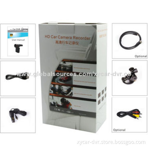 Dash Camera with 1,920 x 1,080P Video Resolution, 120&deg Ultra-wide HD Angle Lens